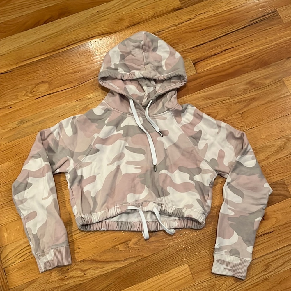hollister cropped hoodie / great condition